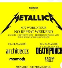 Metallica m72 tour gebraucht kaufen  München