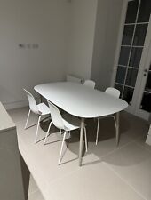 Ikea white lidas for sale  LONDON