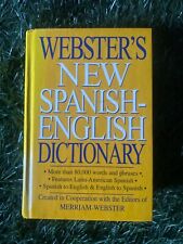 Usado, Diccionario Webster 2001 nuevo-español-inglés tapa dura segunda mano  Embacar hacia Argentina