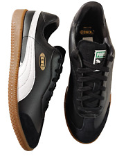 Sapatos Puma 9.5 Couro Preto King 21 IT Indoor Futsal Futebol Goma Samba comprar usado  Enviando para Brazil