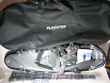 Zapatos para nieve Flashtek de aluminio con postes de trekking y bolso de mano 9x30 segunda mano  Embacar hacia Mexico