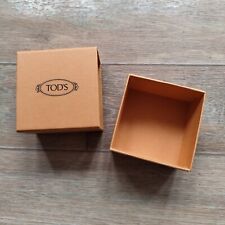 Original Genuine Tod's small Orange box 7.5 x 7.5 x 4.8 cm for sale  Shipping to South Africa