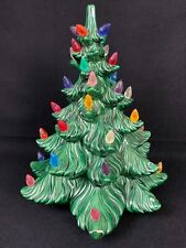 Vintage Atlantic Mold Ceramic Christmas Tree Top ONLY No Base Parts Repair 13.5" for sale  Shipping to Canada