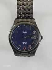 Usado, Relógio masculino Timex Indiglo WR 30m mostrador preto e azul comprar usado  Enviando para Brazil