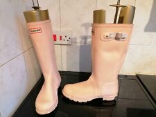 Hunter Original Faded Pink Wellies Size 5 Eu 39, used for sale  Shipping to South Africa