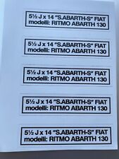 Usado, Placas de roda Fiat Strada Abarth 130tc comprar usado  Enviando para Brazil