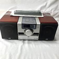 Rádio leitor de DVD e CD componente JVC EX-D5 MINI com cone de madeira alto-falantes SP-EXD1, usado comprar usado  Enviando para Brazil