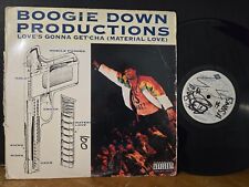 Usado, "Boogie Down Productions - Love's Gonna Get'cha (Material Love) 1990 12" sencillo segunda mano  Embacar hacia Mexico