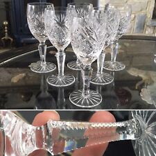 👀RARE QUALITY 1 Edinburgh Crystal  ROYAL WHITE WINE glass HOBSTAR 5 1/2” MINT for sale  Shipping to South Africa