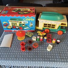 VTG Fisher Price Little People Play Family Camper 994 Accessories Box Read 1972, used for sale  Shipping to South Africa