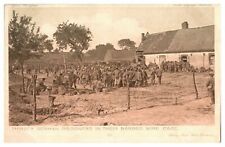 Antique military WW1 postcard Thirsty German Prisoners in their barbed wire cage for sale  Shipping to South Africa