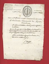 1796 document revolution d'occasion  Sochaux