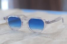 Óculos de sol retrô azul degradê masculino óculos de acetato transparente sombra azul comprar usado  Enviando para Brazil