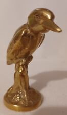 Solid brass kingfisher for sale  NEWBURY