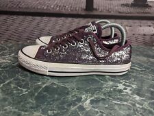 Converse purple sequined for sale  NEWCASTLE UPON TYNE