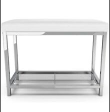 MODERNA Extra Wide Bathroom Bench for Bathroom Vanity Shoe Rack (O31) for sale  Shipping to South Africa