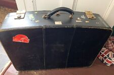 Vintage leather suitcase for sale  DOWNHAM MARKET