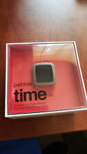 Reloj inteligente Pebble Time rojo embalaje original caja abierta probada y funcionando segunda mano  Embacar hacia Mexico