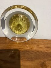 Heavy yellow glass for sale  DRONFIELD