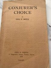 Conjurors choice eric for sale  GOSPORT