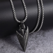 colar pingente flecha arqueiro ponta de flecha arco prata corrente de metal, usado comprar usado  Enviando para Brazil