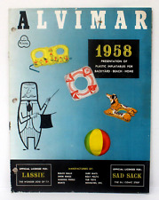 Catálogo comercial de distribuidores de inflables Alvimar 1958 Lassie Sad Sack segunda mano  Embacar hacia Argentina