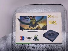 X99 MINI TV BOX Android 9.0 UHD 6K  Quad Core WIFI for sale  Shipping to South Africa