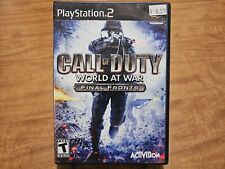 Call of Duty World at War Final Fronts PlayStation 2 PS2 *Completo y probado* segunda mano  Embacar hacia Argentina