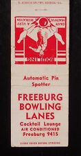 1950s freeburg bowling for sale  Reading