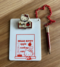 Mini prancheta vintage Hello Kitty com lápis/almofada- Sanrio-1976- Fabricada no Japão comprar usado  Enviando para Brazil