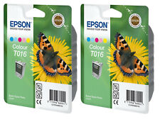 2 x Original Epson T016 color Stylus Photo Foto 2000P - o.V, used for sale  Shipping to South Africa