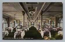 Dining Room Hotel Portland Oregon Postcard for sale  Shipping to South Africa