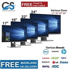 Cheap LCD Monitor 17” 19” 22” 24” PC Screen CCTV Dell HP Samsung TFT Monitors for sale  Shipping to South Africa