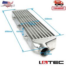 Usado, Intercooler turbo universal de aluminio de 2,25"" de 2,25"" FMIC L&TEC 27""x6"" x2,5 segunda mano  Embacar hacia Argentina