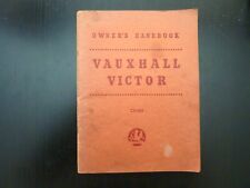 Vauxhall victor owner for sale  ST. NEOTS