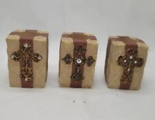 Candle holders cross for sale  Shipping to Ireland