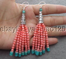 Pink coral turquoise for sale  Shipping to Ireland