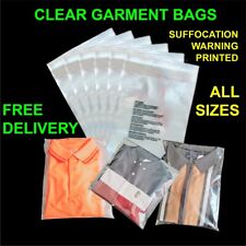 Clear garment bags for sale  LEICESTER