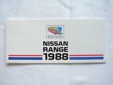 Nissan range leaflet for sale  UK