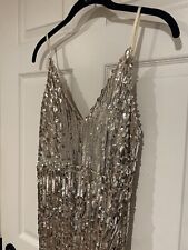 Long silver sequin for sale  Flat Rock