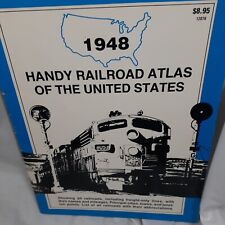 1948 Poręczny atlas kolejowy Stanów Zjednoczonych Rand McNally książka w formacie kieszonkowym na sprzedaż  Wysyłka do Poland
