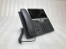 Teléfono empresarial Cisco CP-8861 VOIP usado limpiado con soporte y auriculares segunda mano  Embacar hacia Argentina