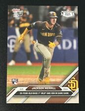 2024 Topps Now Baseball Jackson Merrill Rookie Card #4 Padres 1st Hit for sale  Shipping to South Africa