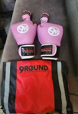 Usado, Luvas rosa fitness kickboxing 9 rodadas 30 min, bolsa de cordão de desenho de bandagem de embrulho comprar usado  Enviando para Brazil