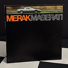 1972 maserati merak for sale  CHELTENHAM