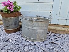 Vintage galvanised zinc for sale  Shipping to Ireland