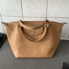 Longchamp tan handbag for sale  LONDON