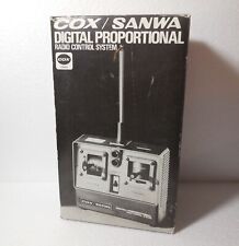 VINTAGE COX SANWA 8020 DIGITAL RADIO CONTROL SYSTEM COMPLETE & EXCELLENT  for sale  Shipping to South Africa