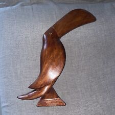 Figura legno tucano usato  Mercogliano