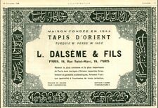 Dalsème fils 1909 d'occasion  Expédié en Belgium